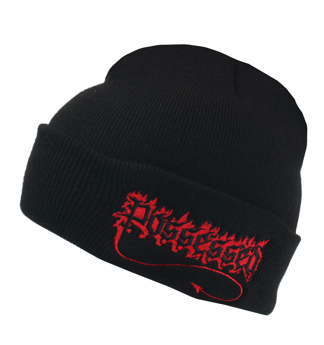 beanie čepice POSSESSED - LOGO - černá - PLASTIC HEAD