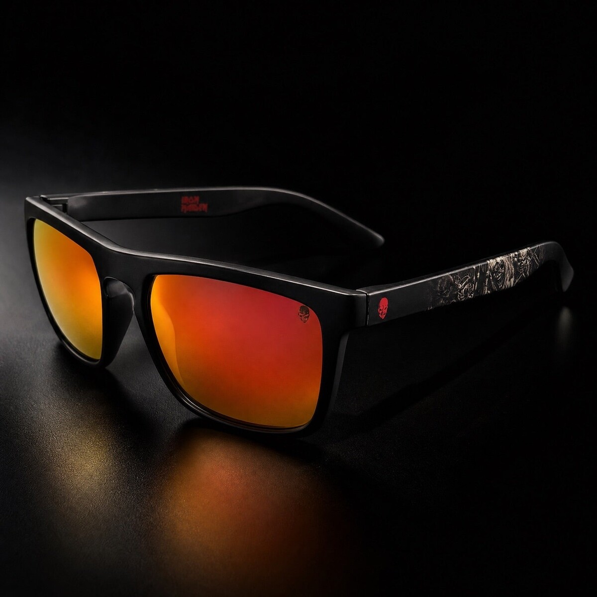 sluneční brýle Iron Maiden - Arcade Eddie - červené čočky - Legends of Eyewear