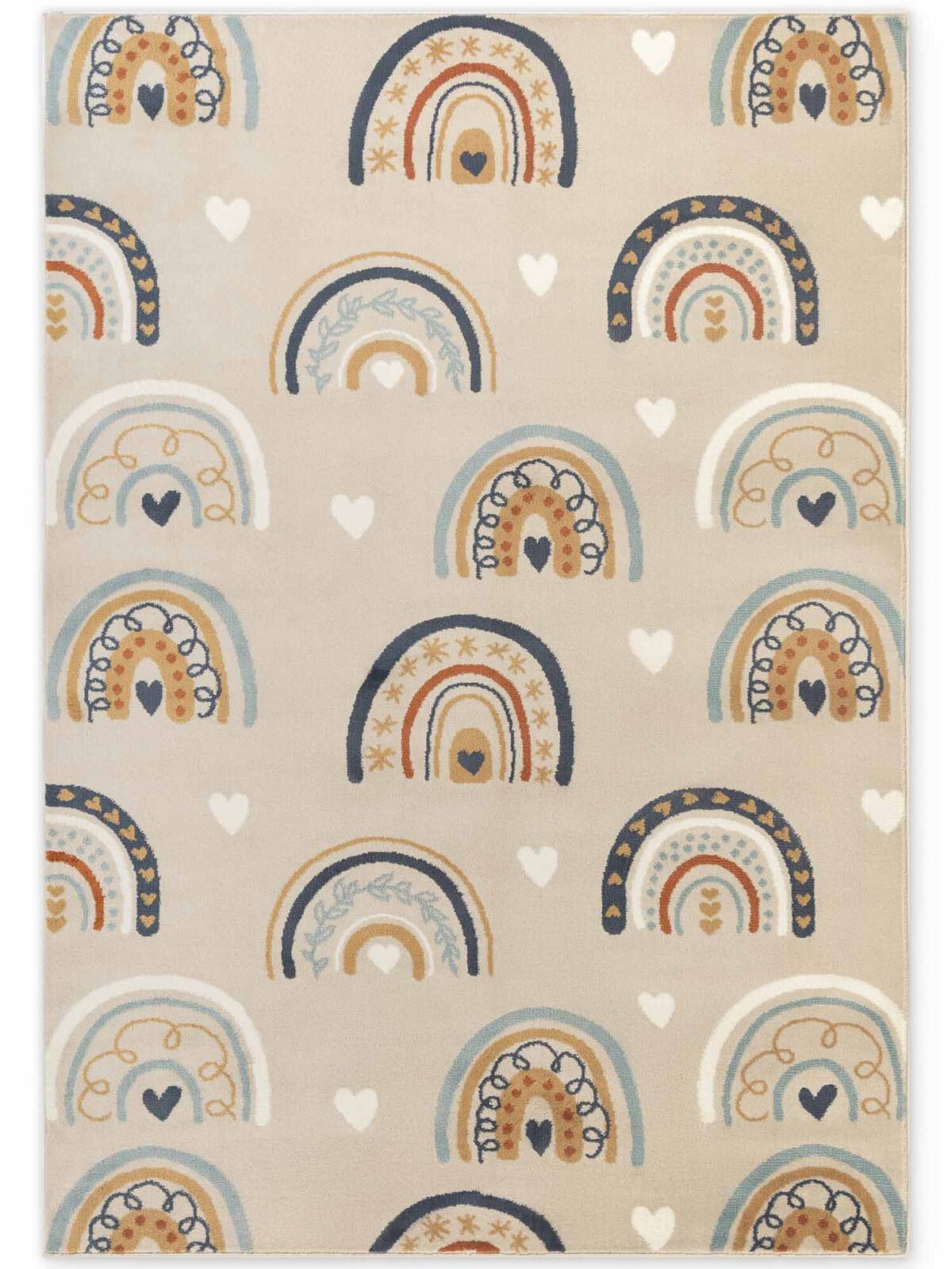 Dětský koberec Adventures 106416 Beige Multicolor, 160x235, vícebarevná, dětský pokoj, Hanse Home