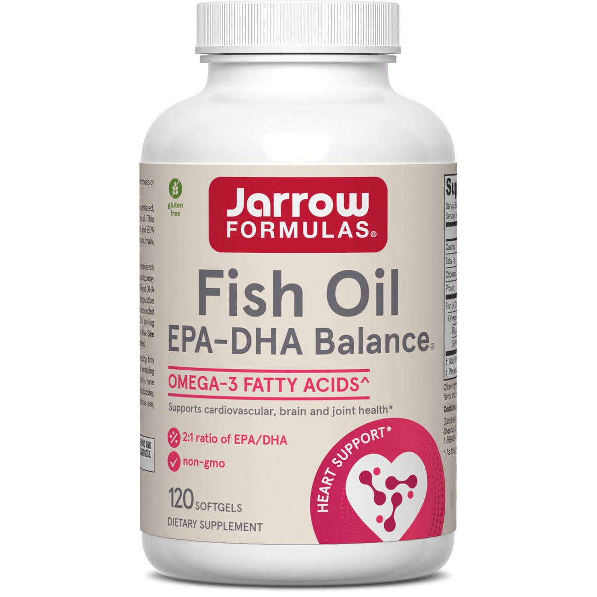 Jarrow Formulas EPA-DHA Balance, 120 softgelových kapslí