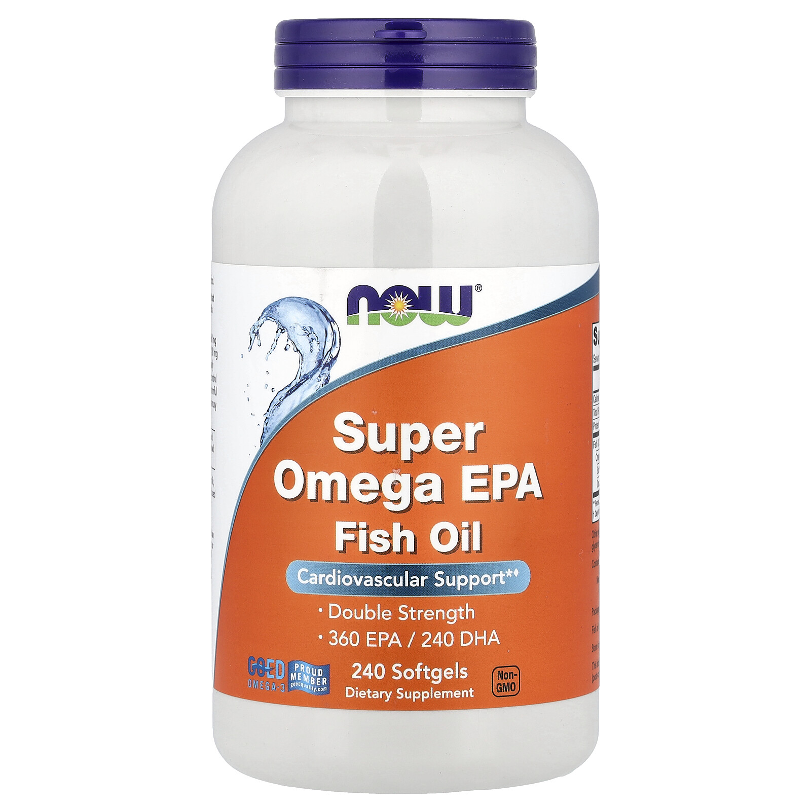 Now® Foods NOW Super Omega EPA molekulárně destilovaný, 240 softgelových kapslí
