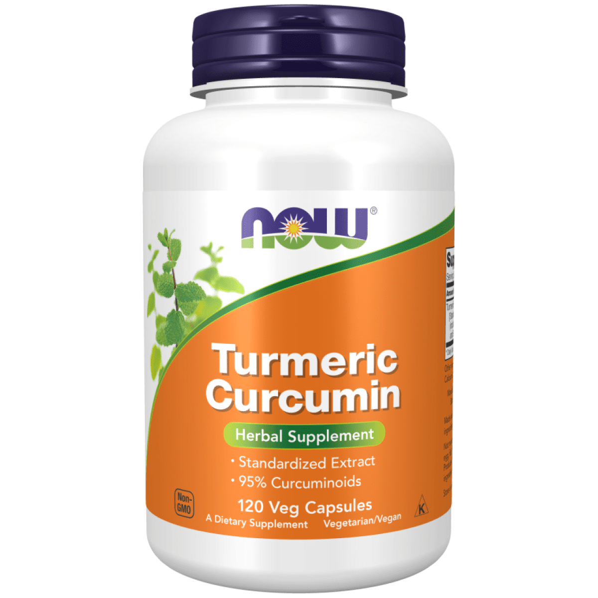 Now® Foods NOW Turmeric Curcumin, extrakt z kurkumy, 665 mg, 120 rostlinných kapslí