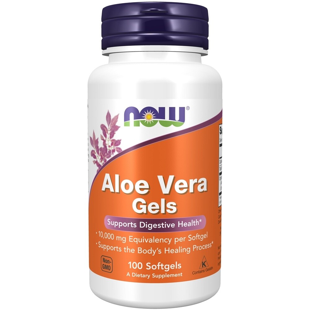 Now® Foods NOW Aloe Vera Gels, 100 softgelových kapslí