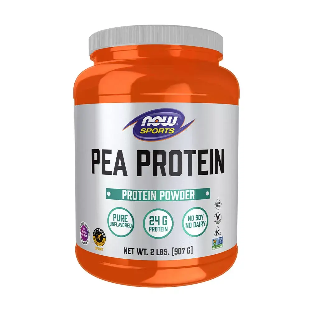 Now® Foods NOW Hrachový protein, bez příchuti, 907 g