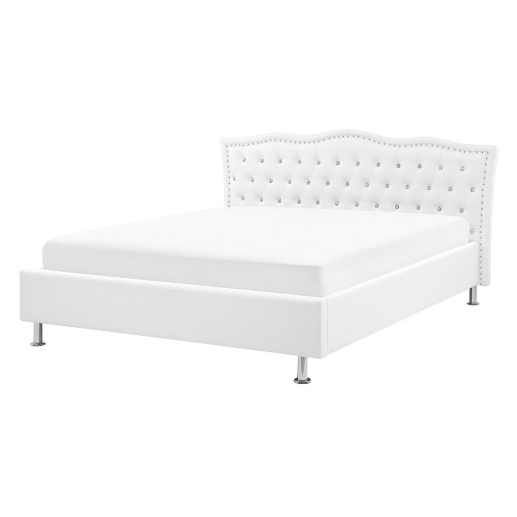 Beliani POSTEL 140/200 cm Bílá Metz