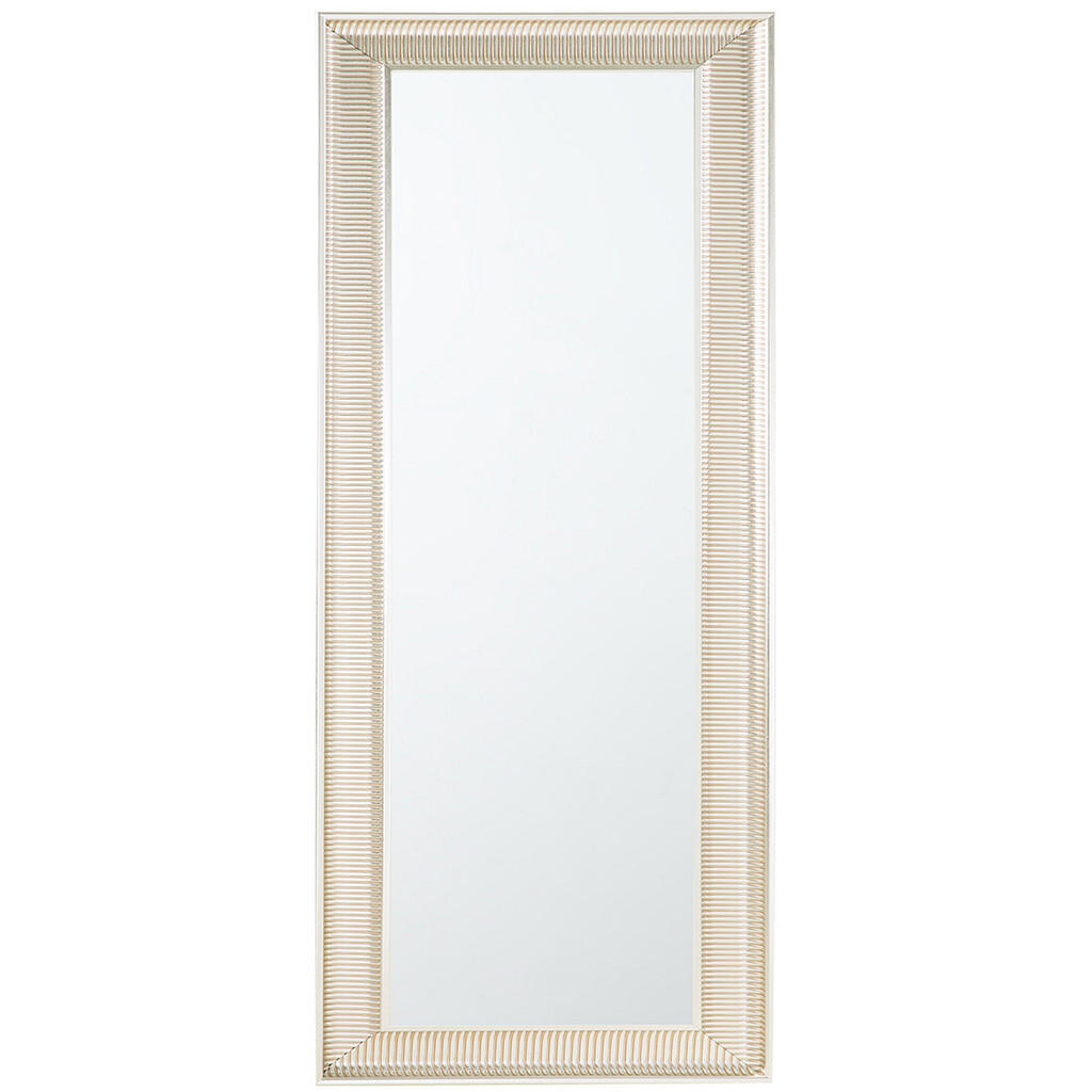 Beliani NÁSTĚNNÉ ZRCADLO zlaté obdélníkové 51/141 cm Cassis