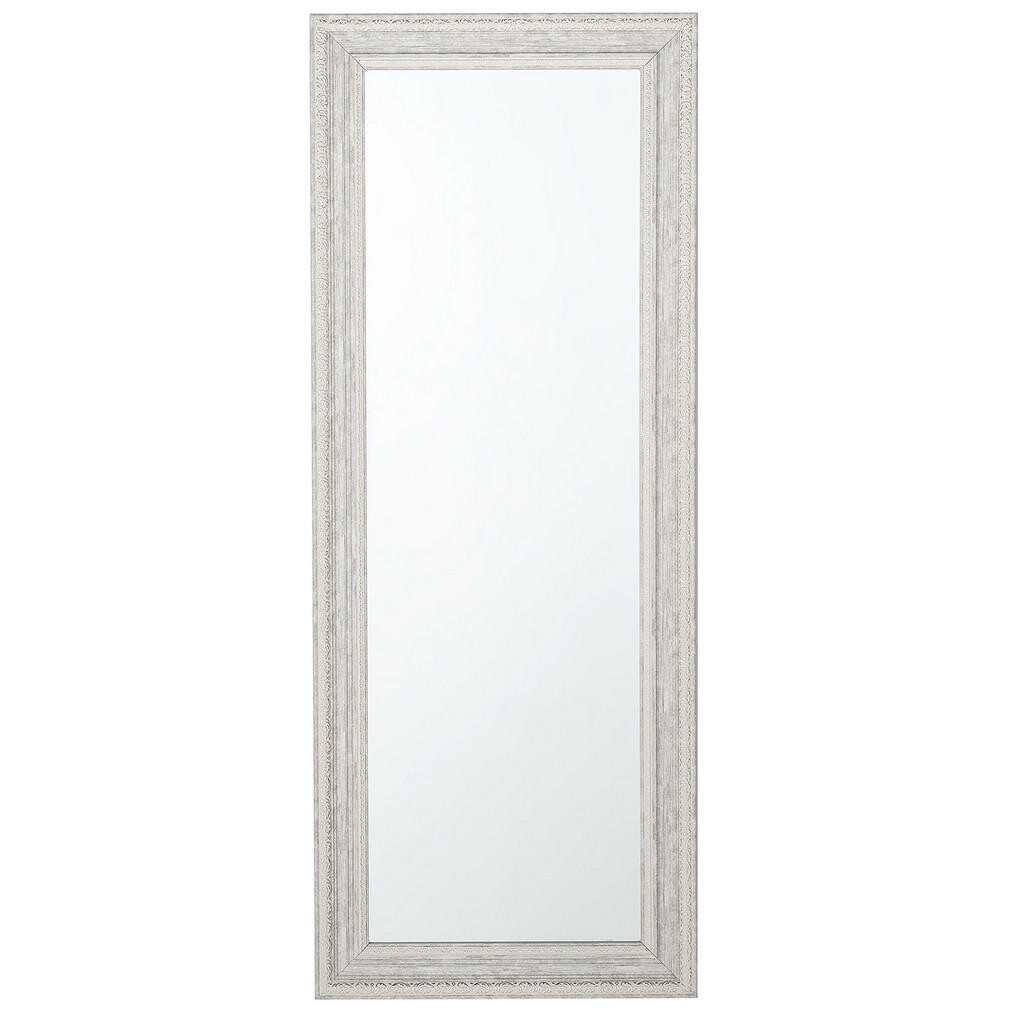 Beliani NÁSTĚNNÉ ZRCADLO béžové/stříbrné obdélníkové 50/130 cm Vertou