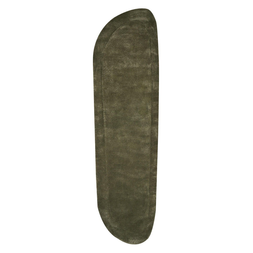 Beliani KRÁTKOVLASÝ KOBEREC Zelený 80/250 cm Berani