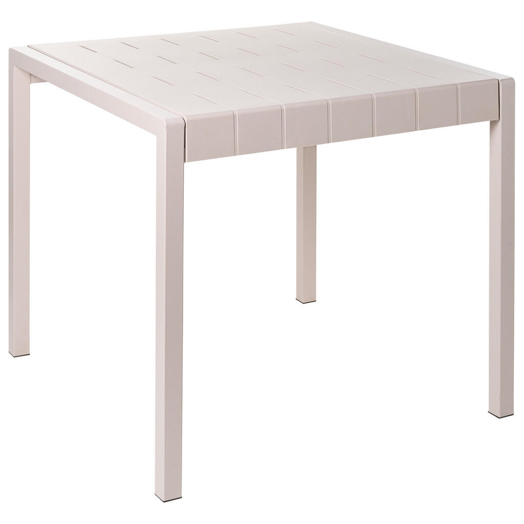 Beliani ZAHRADNÍ STŮL 81/84 cm Béžový Bartica