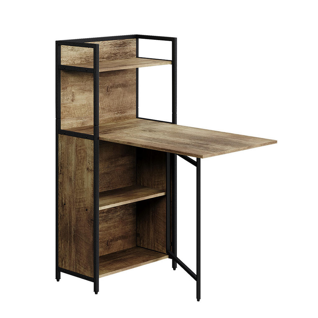 Vicco PSACÍ STŮL Savio, Rustikální dub, 30-100 x 57 cm se sklopnou deskou stolu
