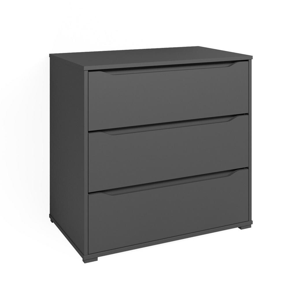 Vicco KREDENC Ruben Antracit 48 x 77.6 cm se 3 zásuvkami