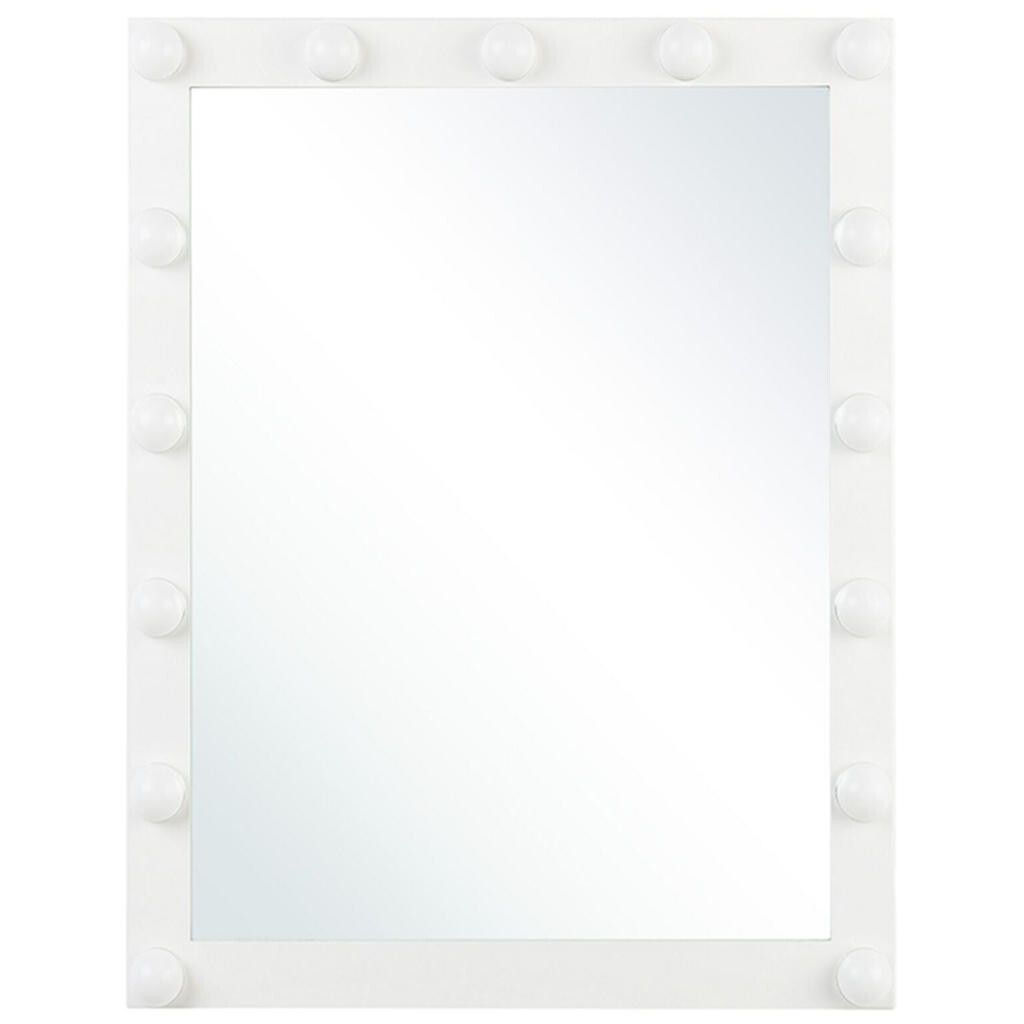 Beliani KOUPELNOVÉ ZRCADLO s LED osvětlením obdélníkové 50/60 cm Odenas