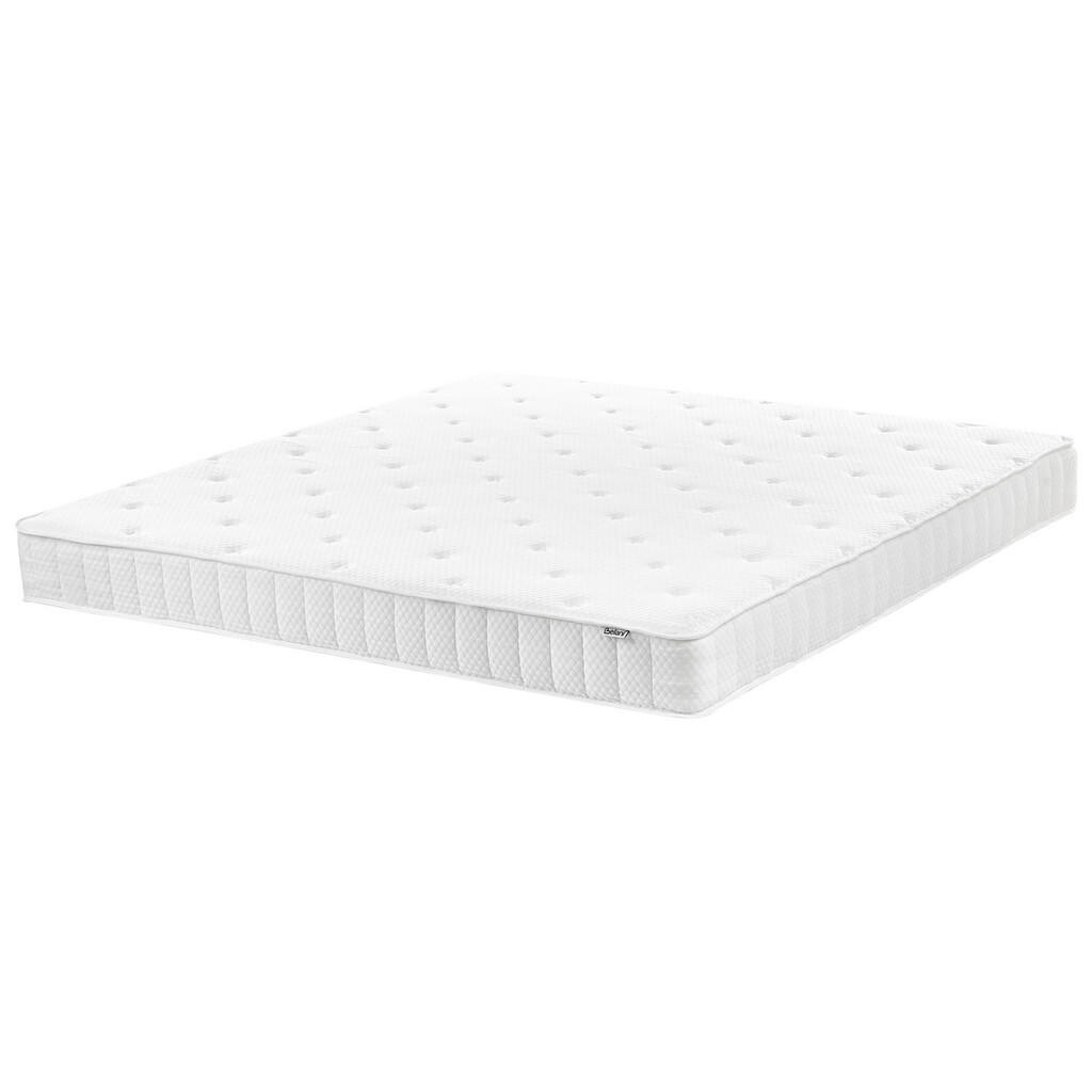 Beliani MATRACE S KAPSOVÝMI PRUŽINAMI H3/4 Tuhá H2/3 Střední 180/200 cm Duo
