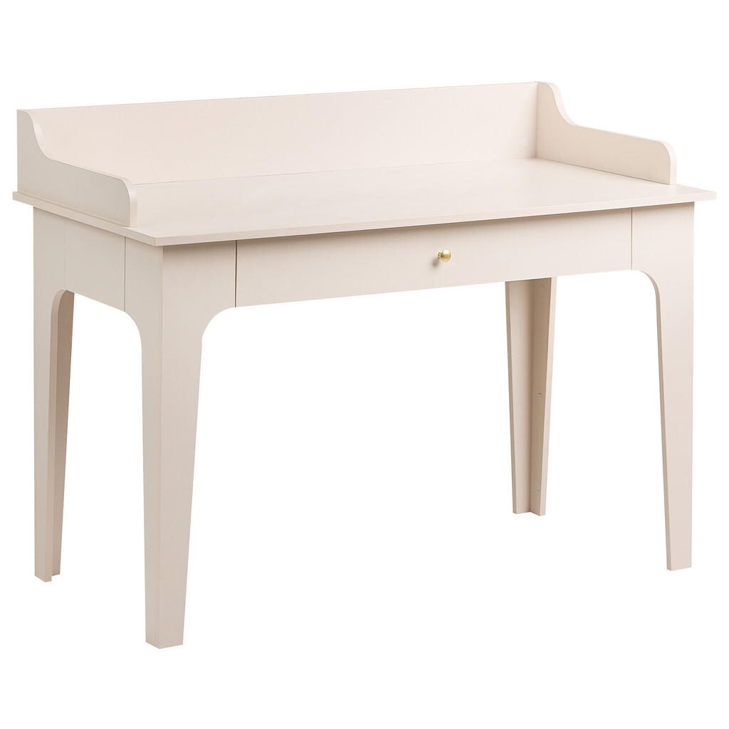 Beliani PSACÍ STŮL Světle béžový 118/60 cm Montira