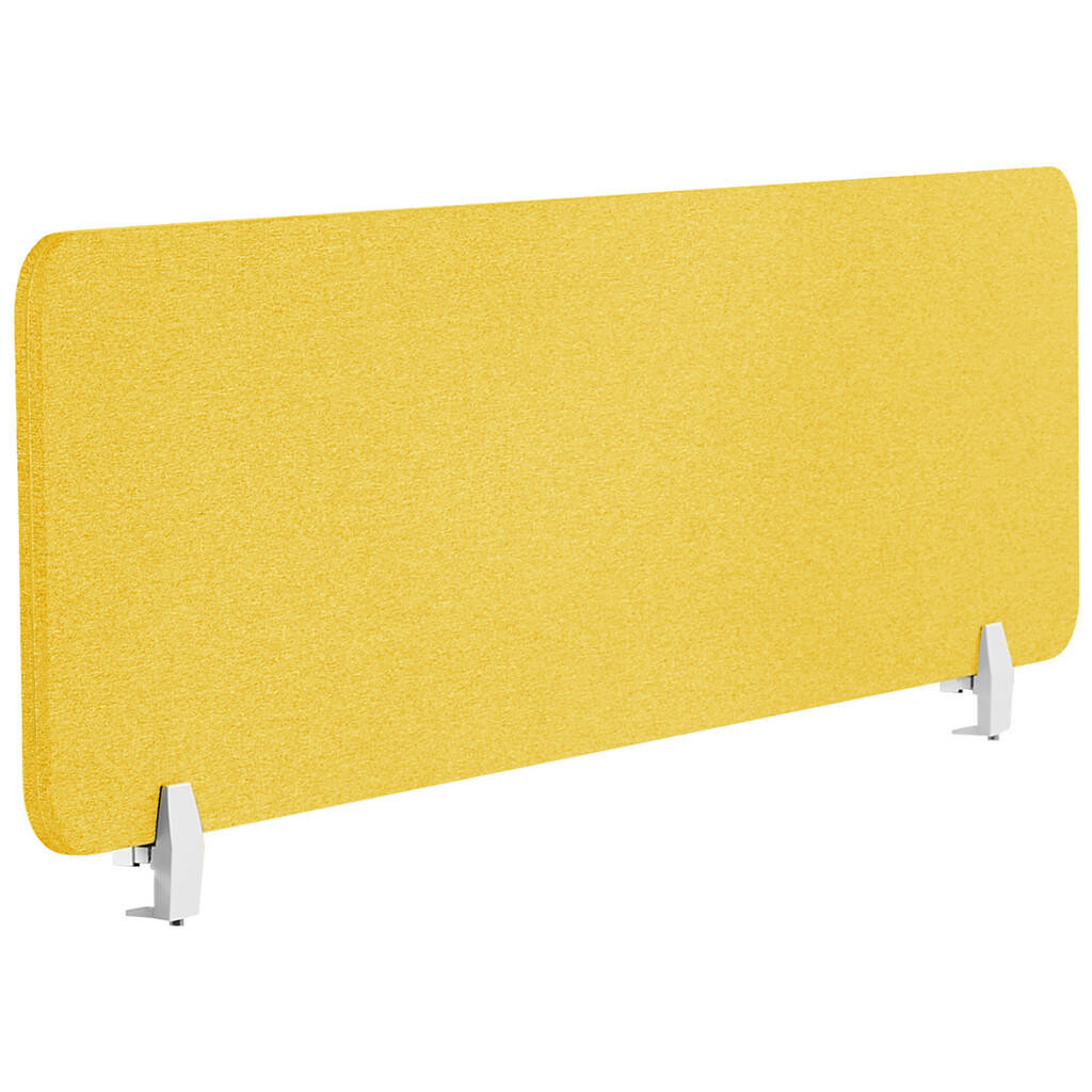 Beliani DĚLICÍ STĚNA NA STŮL 160 x 40 cm Žlutá Wally