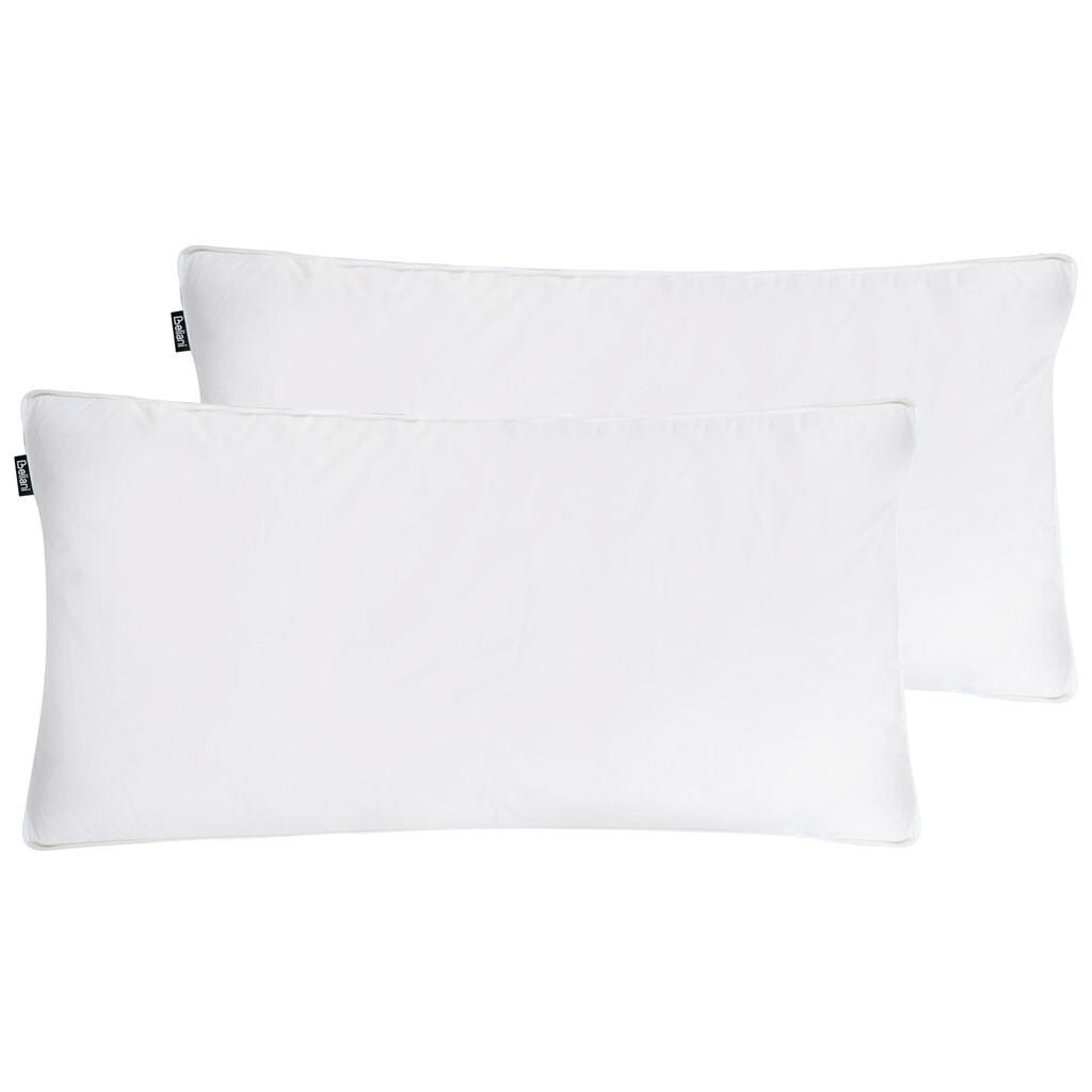 Beliani POLŠTÁŘ sada 2 ks Bílý 80/40 cm Vihren