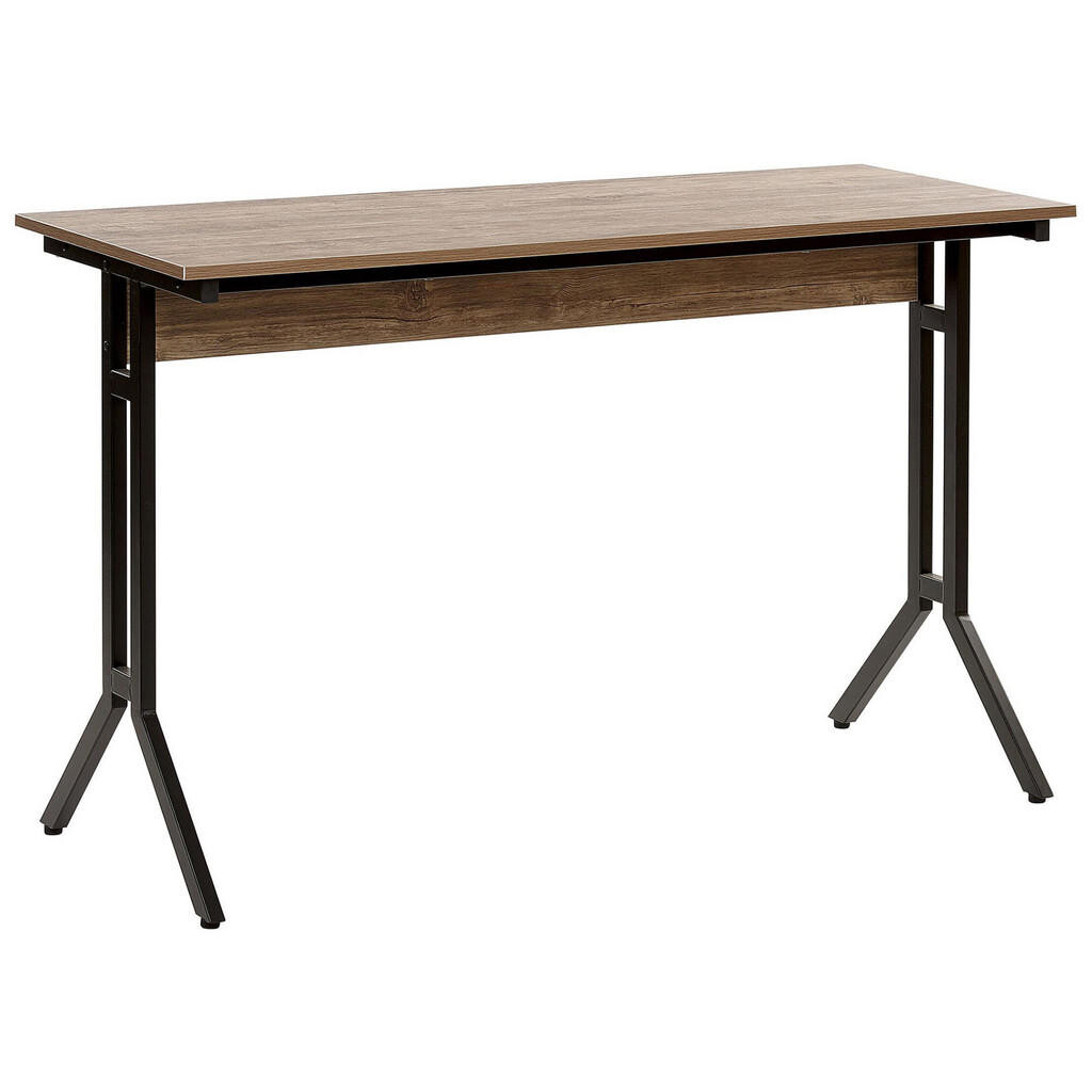 Beliani PSACÍ STŮL tmavší Odstín dřeva 120/48/76 cm Creek