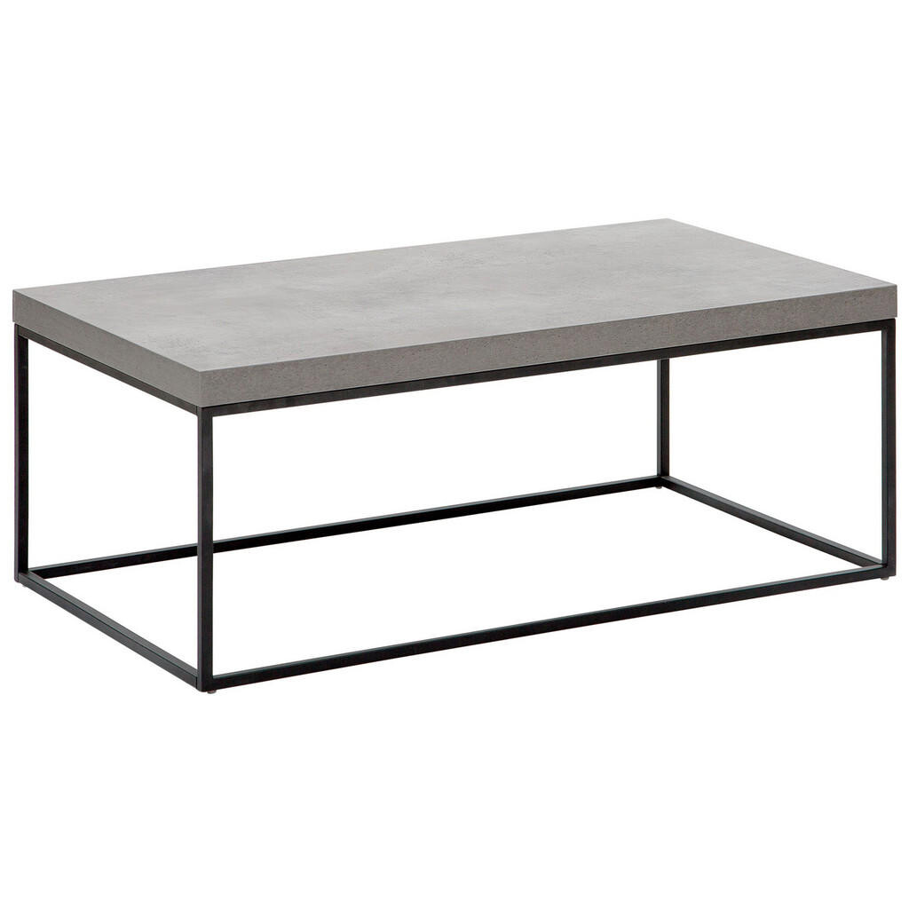 Beliani KONFERENČNÍ STOLEK Betonoptik/černý 100/60/40 cm Delano