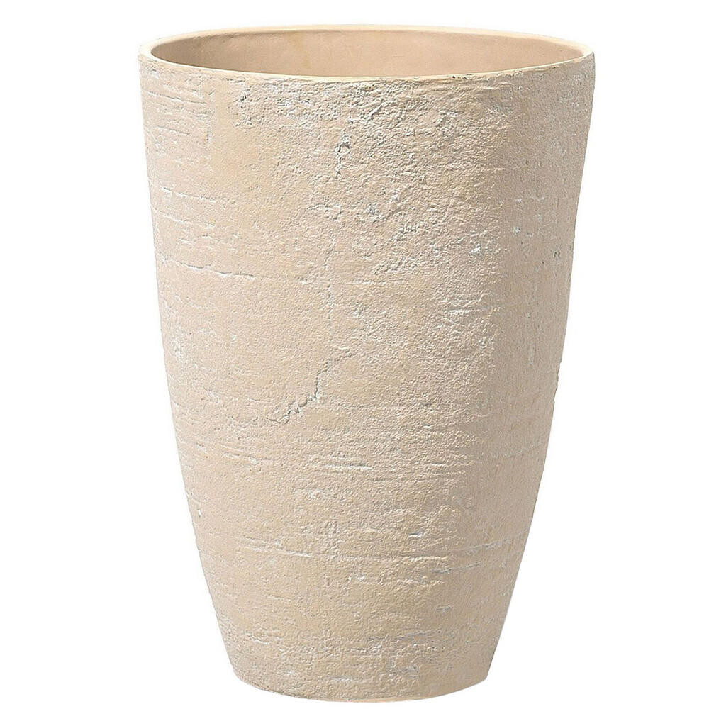 Beliani KVĚTINÁČ pískově béžový kulatý 43/43/60 cm Camia