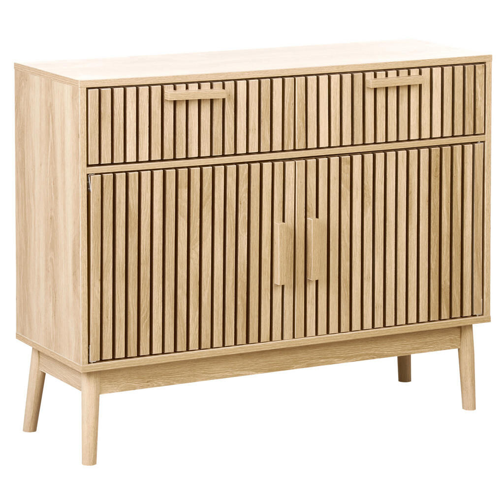 Beliani SIDEBOARD se 2 dveřmi Světle hnědý Lynwood