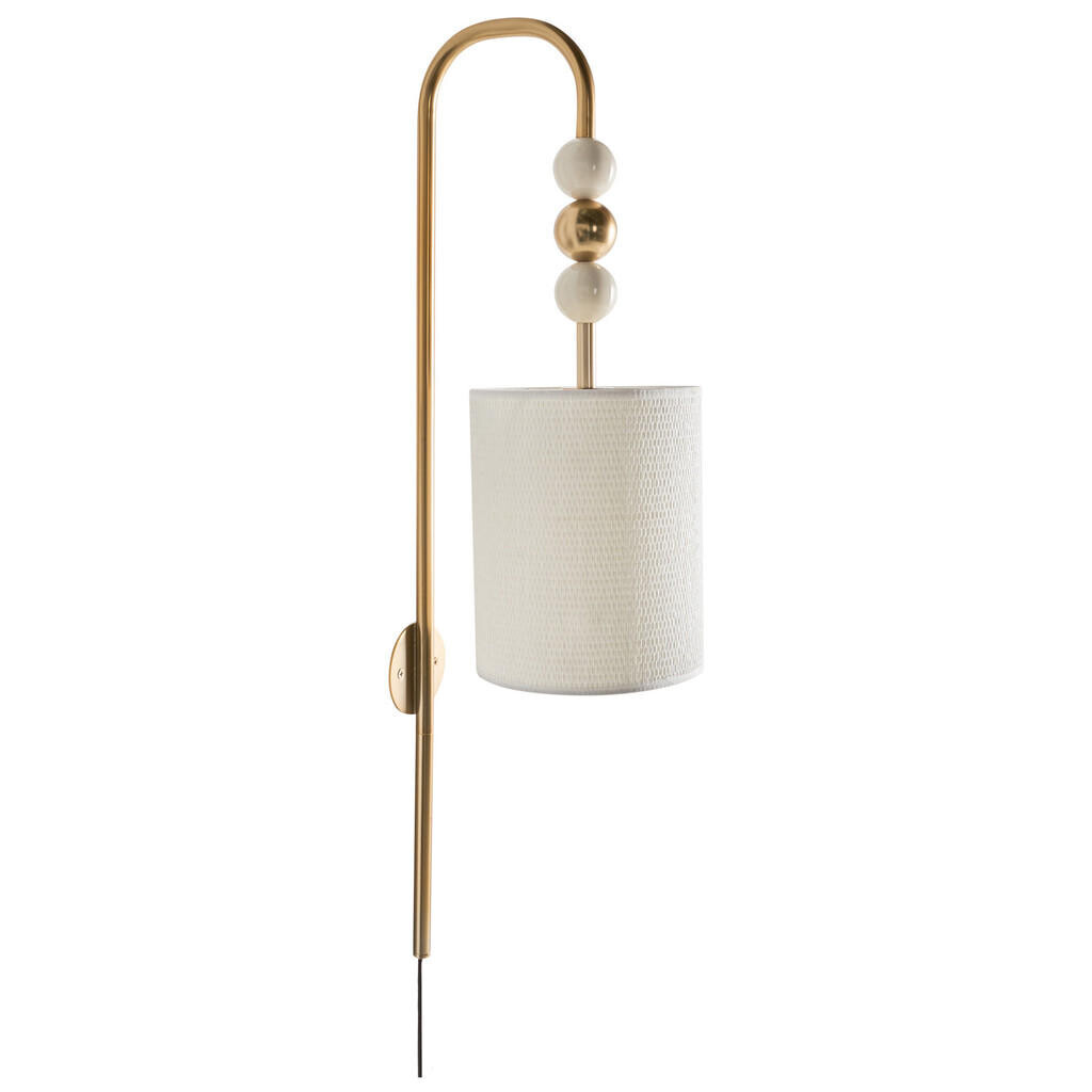 Beliani NÁSTĚNNÁ LAMPA Béžová Loky