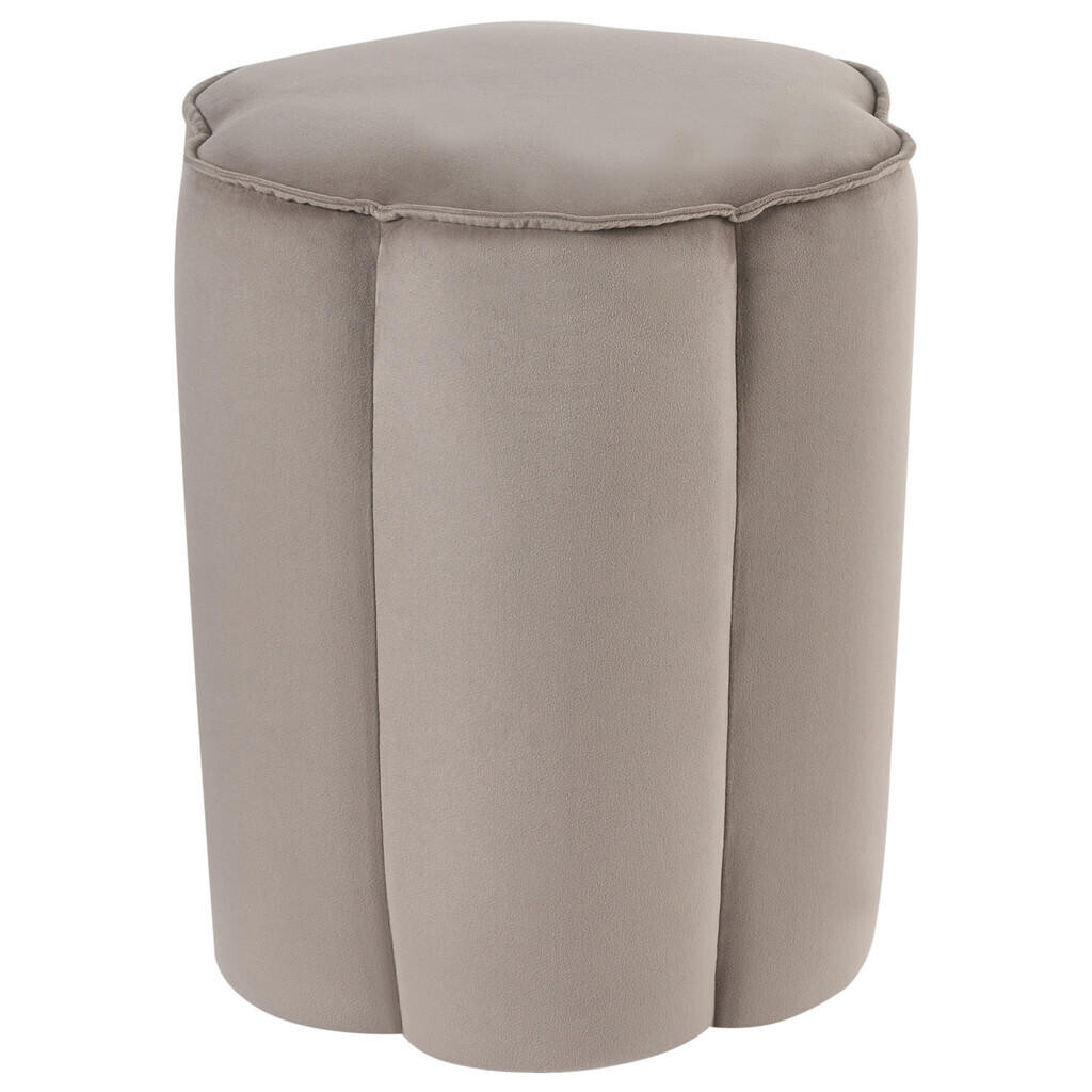 Beliani PUF Taupe Tappen