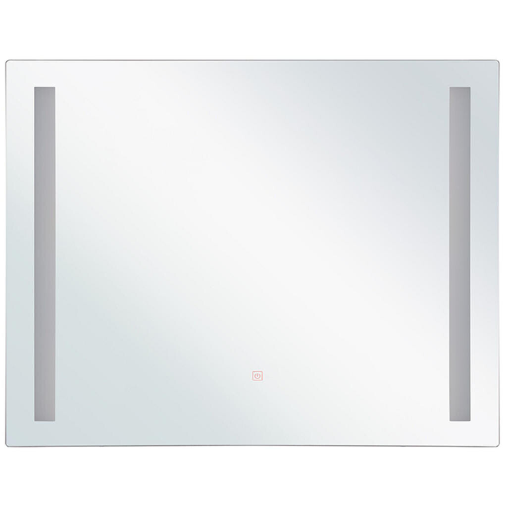 Beliani KOUPELNOVÉ ZRCADLO s LED osvětlením obdélníkové 60/70 cm Lirac