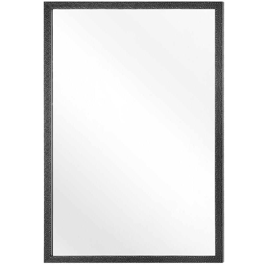 Beliani NÁSTĚNNÉ ZRCADLO černé obdélníkové 60/90 cm Morlaix