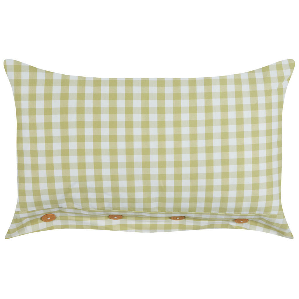 Beliani DEKORATIVNÍ polštář Olivově zelený 40/60 cm Talya