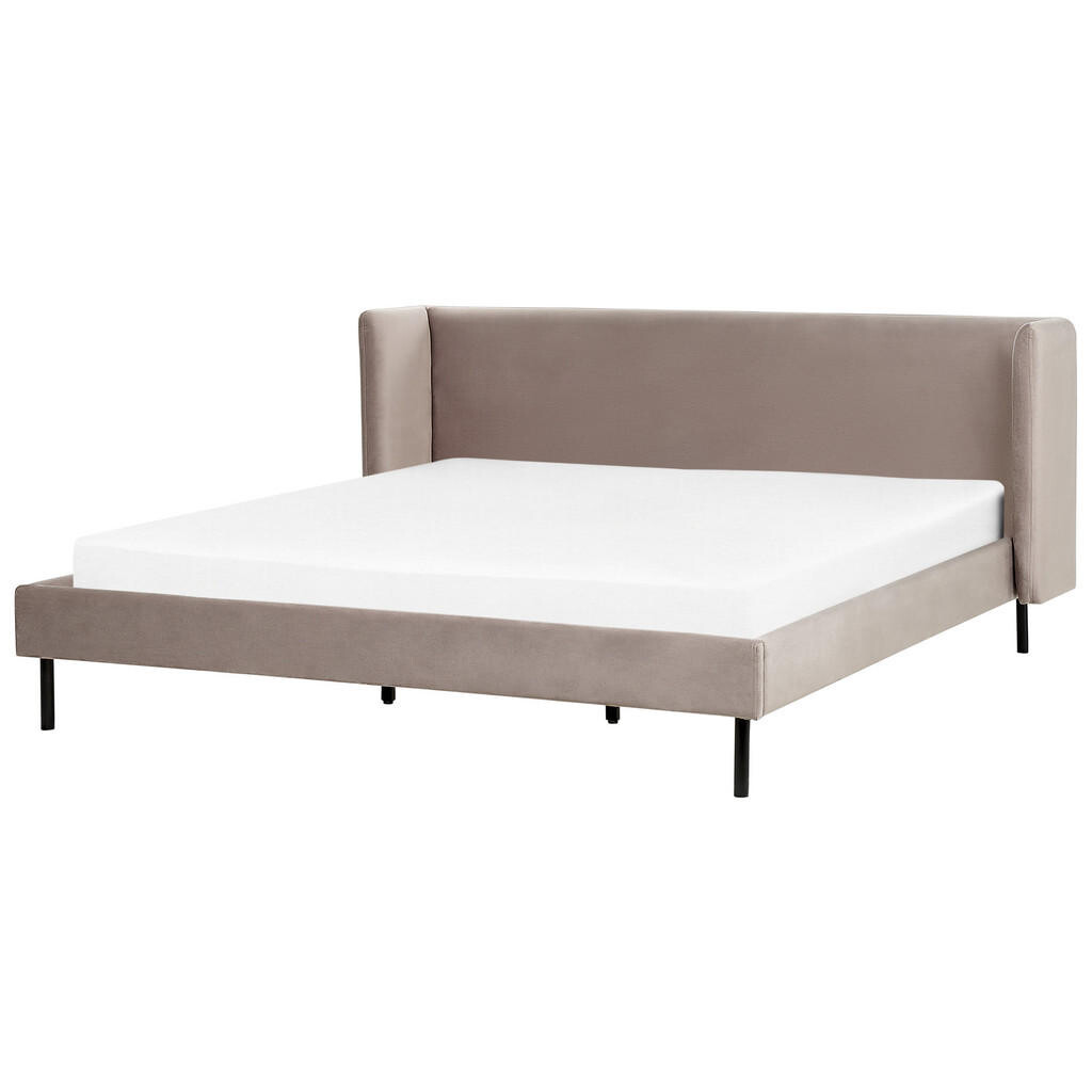 Beliani ČALOUNĚNÁ POSTEL 180/200 cm Taupe Arette