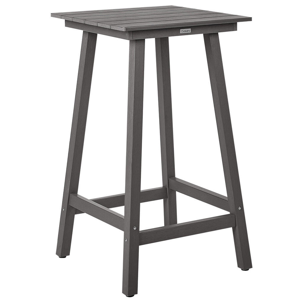 Beliani BAROVÝ STŮL Šedý Adirondack