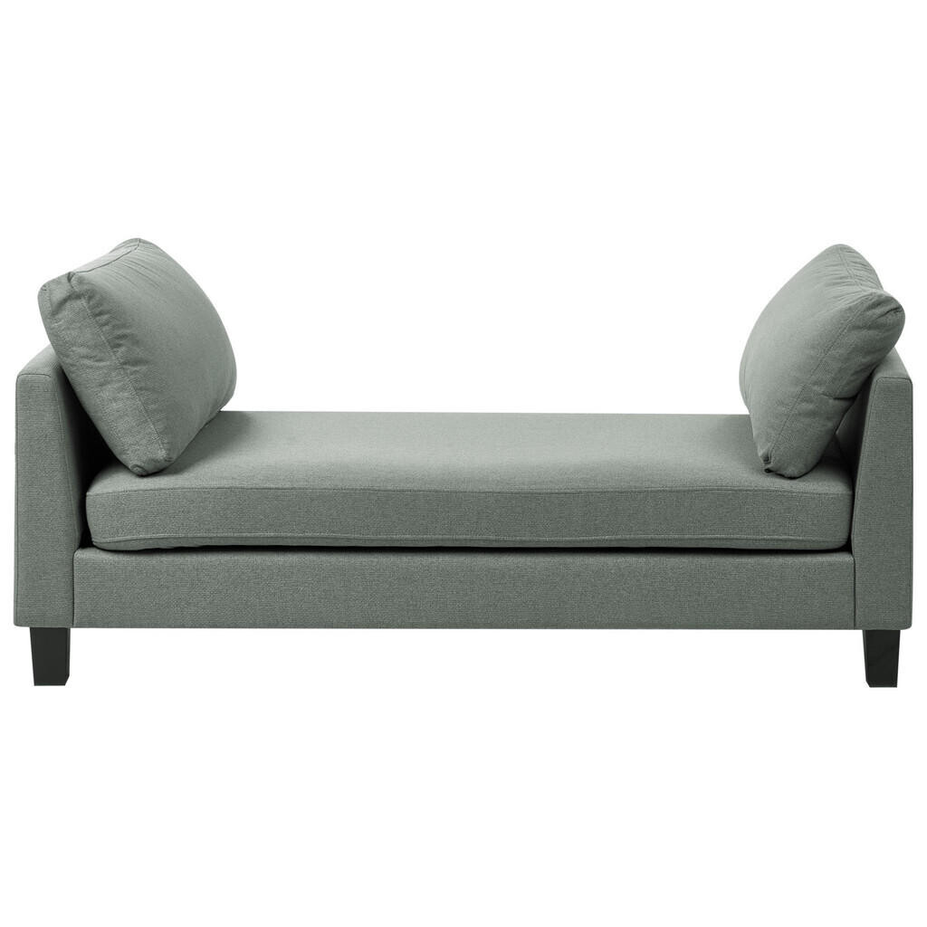Beliani ČALOUNĚNÉ LEHÁTKO CHAISE LONGUE Látka Zelené Archiane