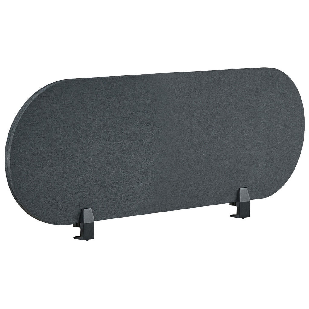 Beliani DĚLICÍ STĚNA NA STŮL 120/40 cm Tmavě šedá Sparky
