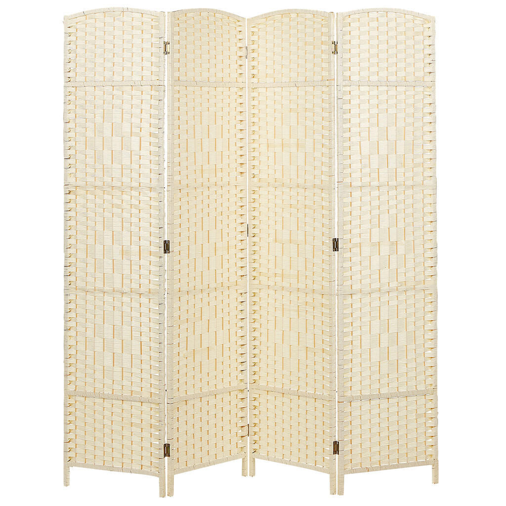Beliani DĚLICÍ PANEL 4-dílná Světle béžový 163/170 cm Lappago