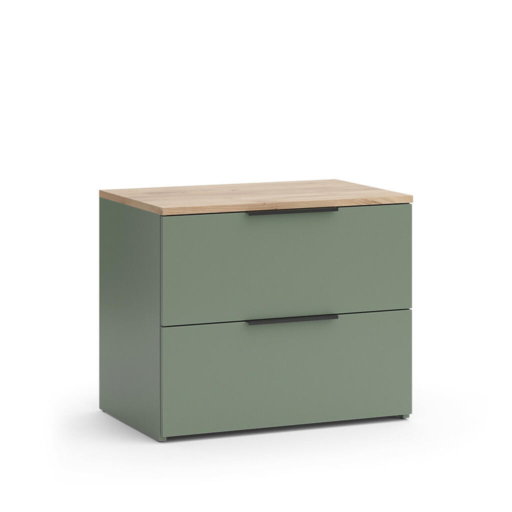 Vicco KREDENC Wido Zelená 60 x 50 cm se 2 zásuvkami
