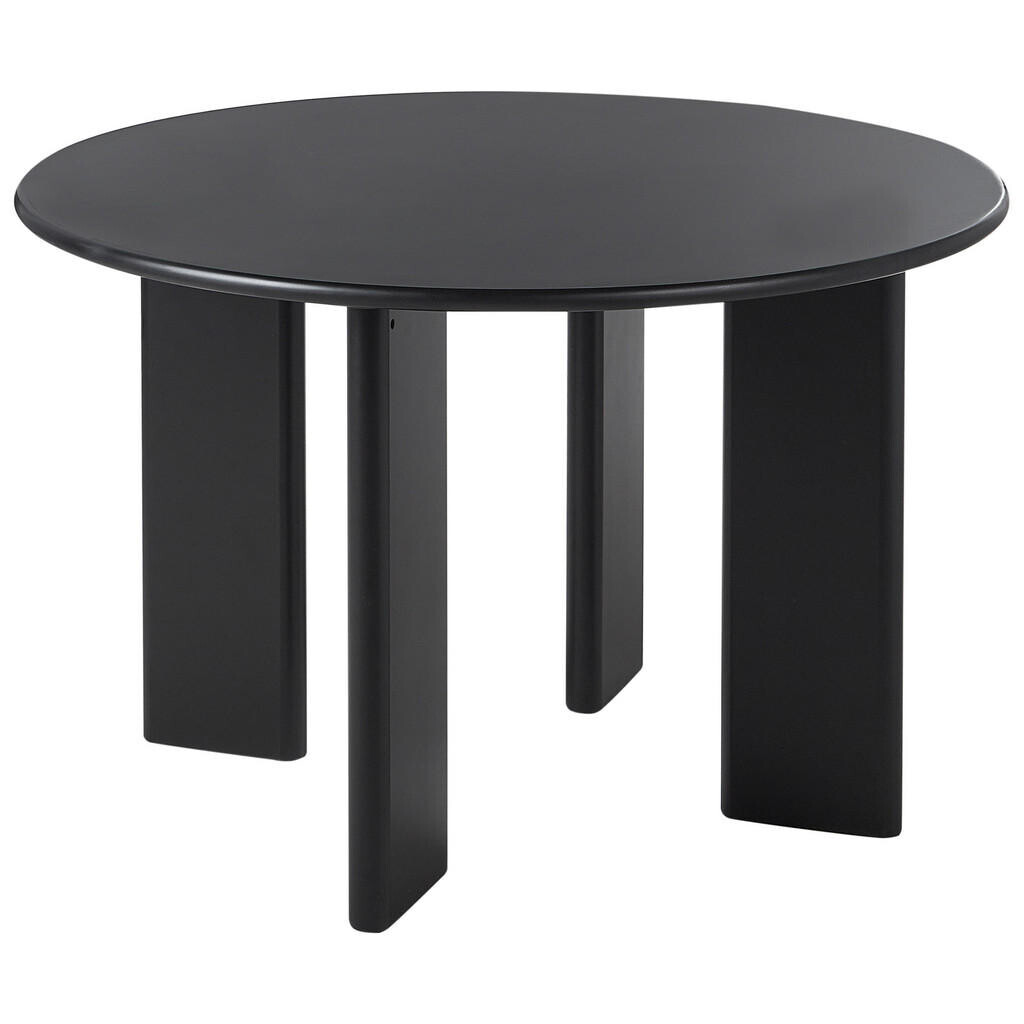 Beliani JÍDELNÍ STŮL 120/120 cm Černý Cosmo