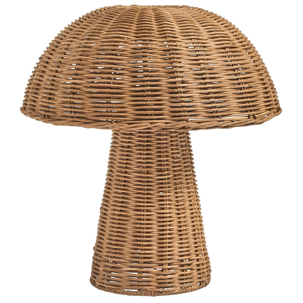 Beliani STOLNÍ LAMPA Přírodní Alero