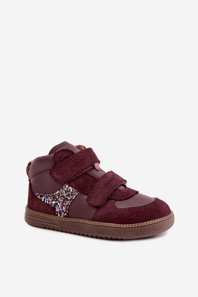 Dětské barefoot boty z broušené kůže FRODDO