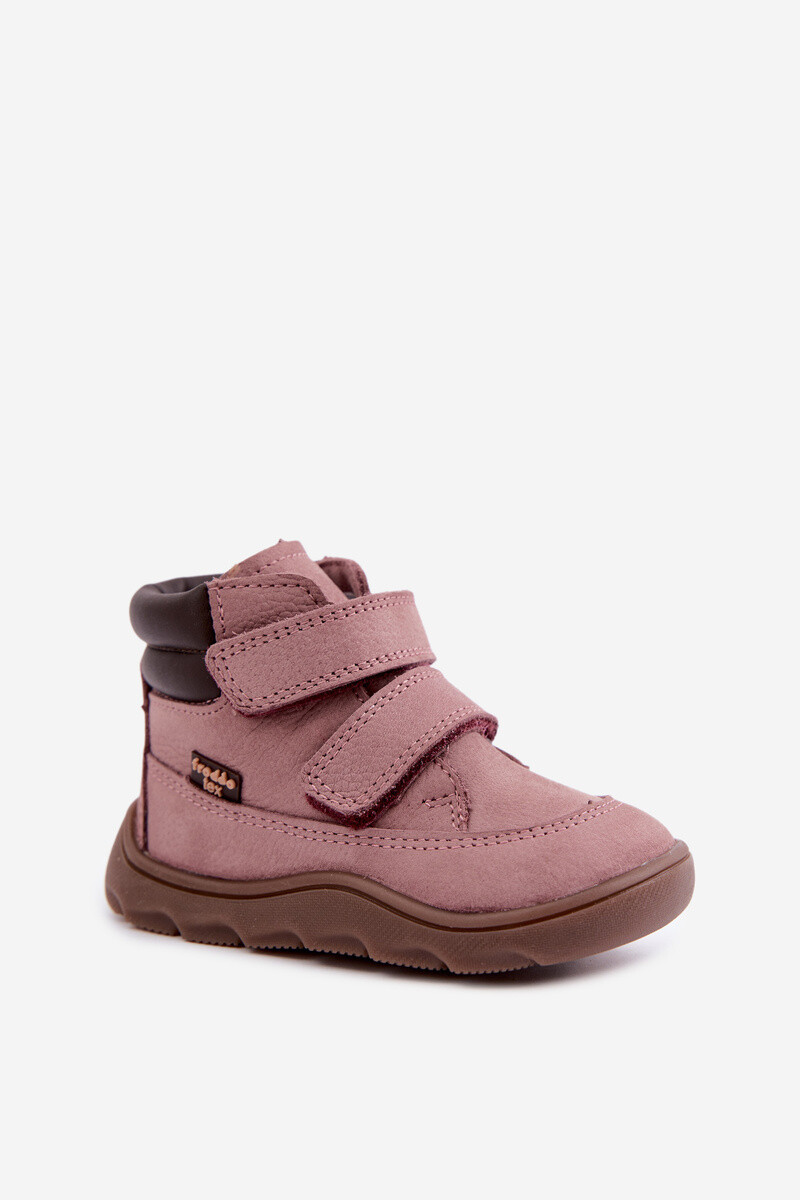 Kožené barefoot kotníkové boty pro děti Froddo