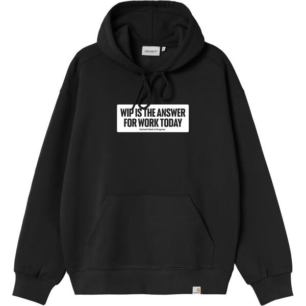 Mikina Carhartt Wip Hooded Bumper Sticke - Černá - L