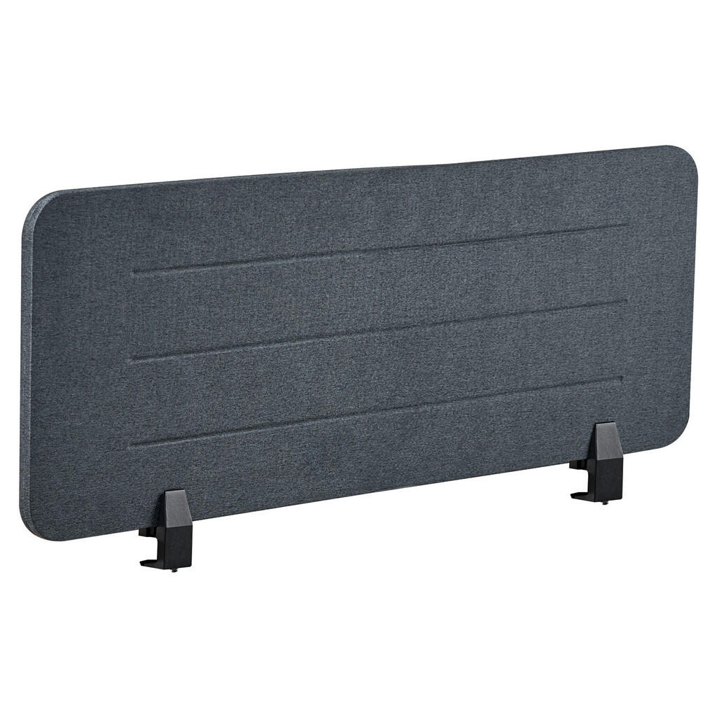 Beliani DĚLICÍ STĚNA NA STŮL 120/40 cm Tmavě šedá Ziggy