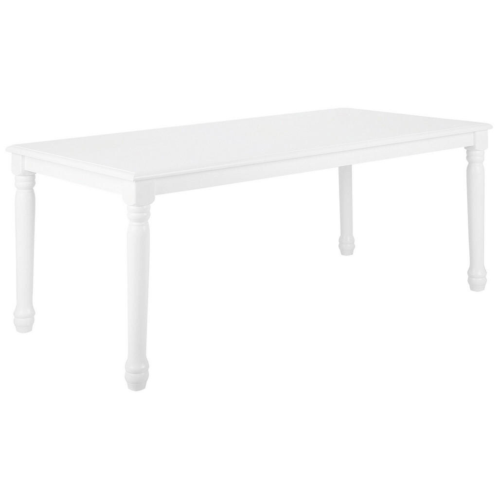 Beliani JÍDELNÍ STŮL 180/90/76 cm Bílý Obdélníkový Cary