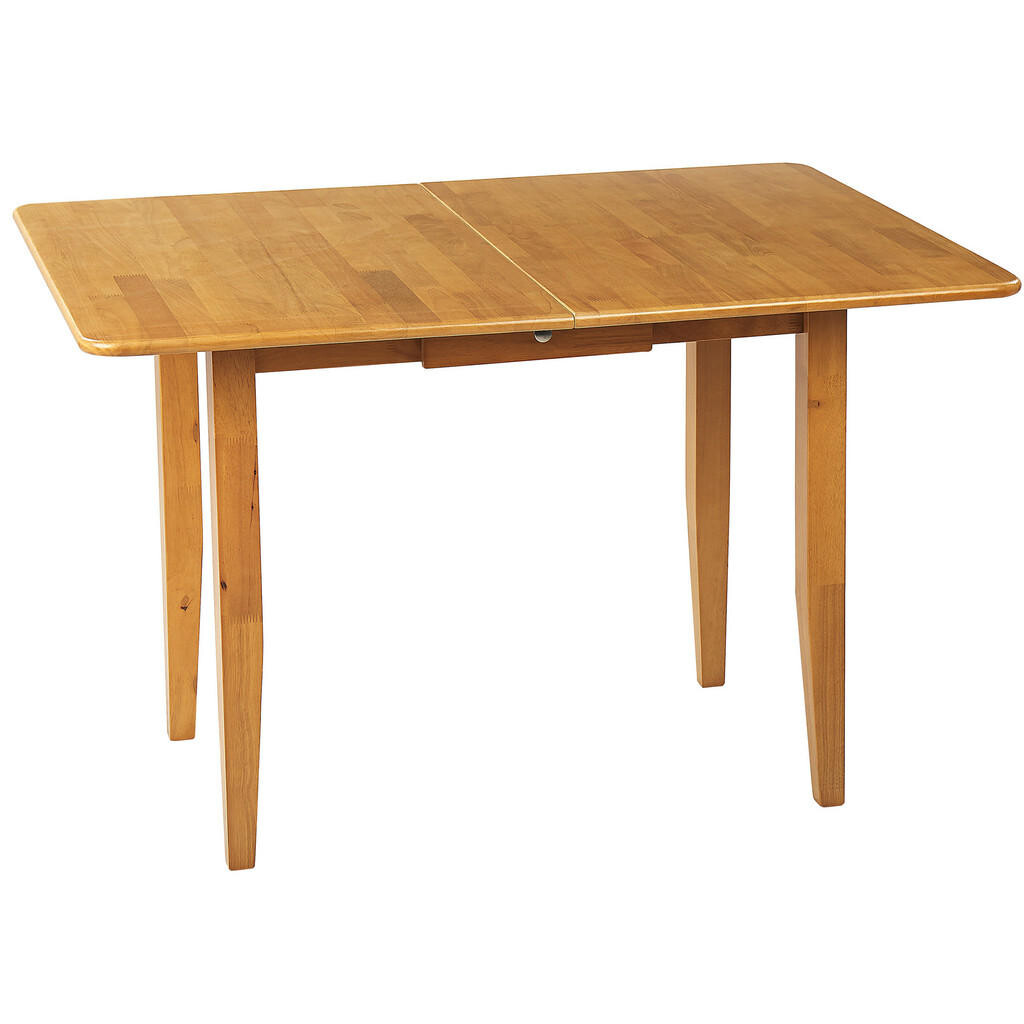 Beliani JÍDELNÍ STŮL 90-120/90/76 cm Světle hnědý Obdélníkový Masela