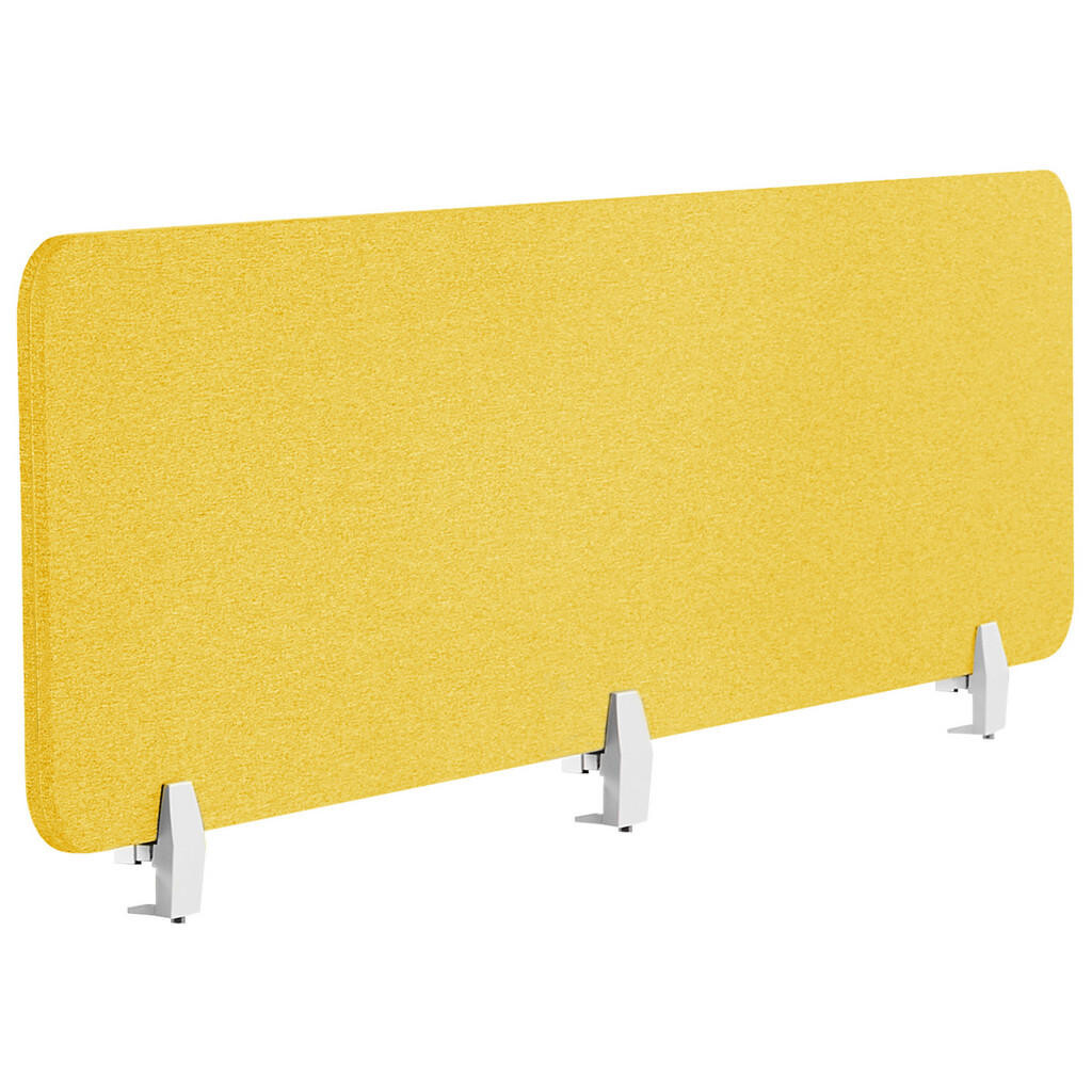 Beliani DĚLICÍ STĚNA NA STŮL 180 x 40 cm Žlutá Wally