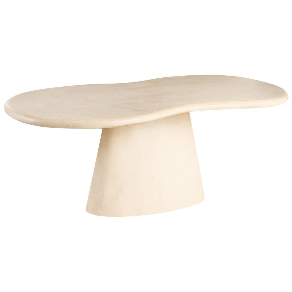 Beliani ZAHRADNÍ STŮL 200/110 cm Béžový Spoleto