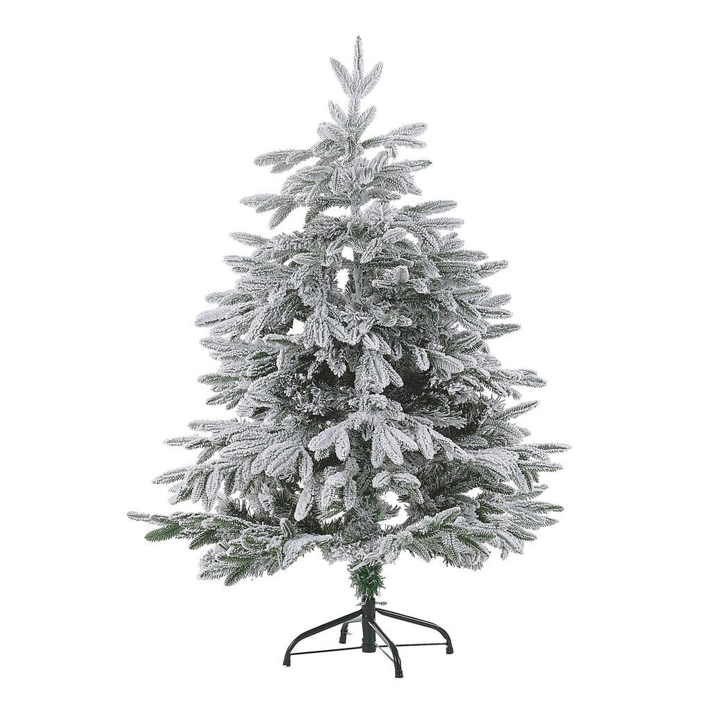 Beliani VÁNOČNÍ STROMEK 120 cm Bílý Bassie