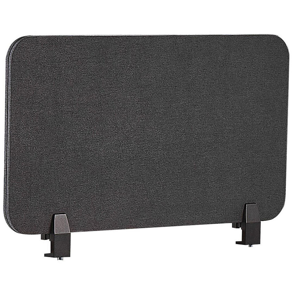Beliani DĚLICÍ STĚNA NA STŮL 72 x 40 cm Tmavě šedá Wally
