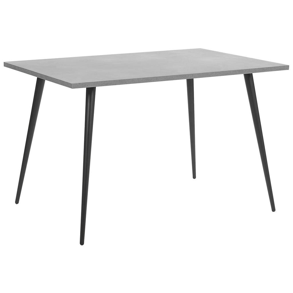Beliani JÍDELNÍ STŮL 120/80/76 cm Světle šedý Obdélníkový Santiago