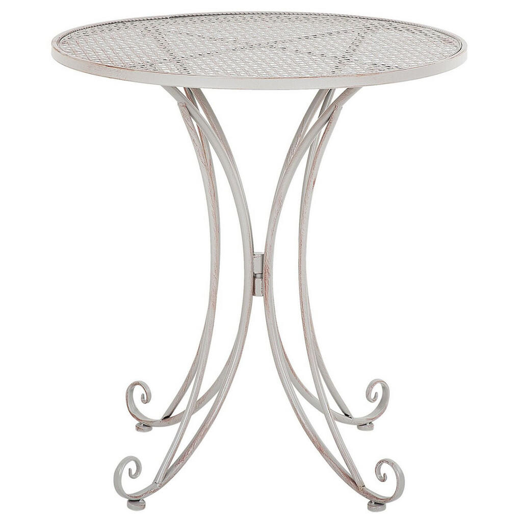 Beliani VENKOVNÍ Bistro stolek 71/71 cm Šedý Cilento