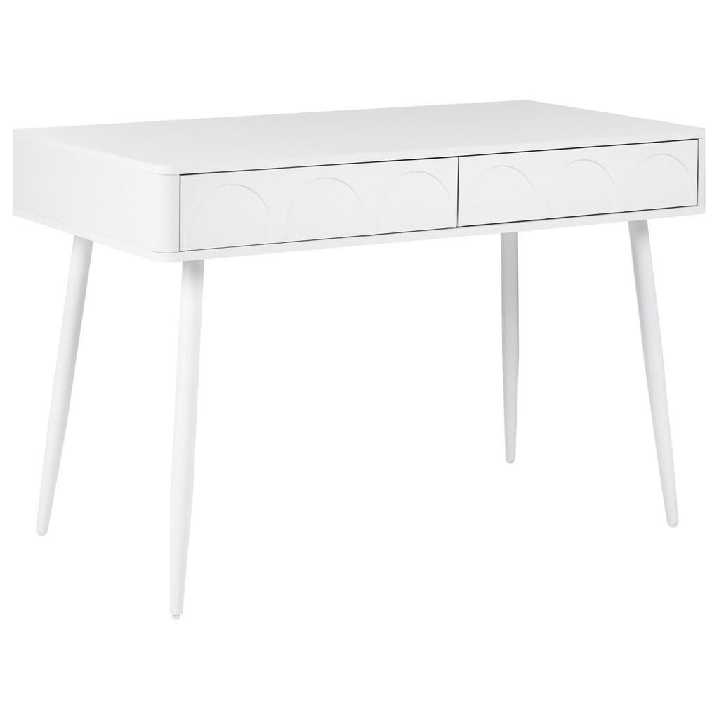 Beliani PSACÍ STŮL Bílý 120/60 cm Eslane